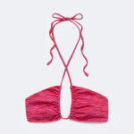 Bel Air Bikini Top - Pink / Red