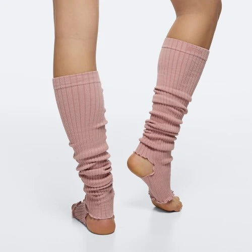 Wellness Retreat Leg Warmers - Old Pink