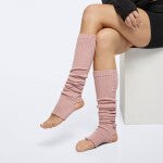 Wellness Retreat Leg Warmers - Old Pink