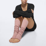 Wellness Retreat Leg Warmers - Old Pink