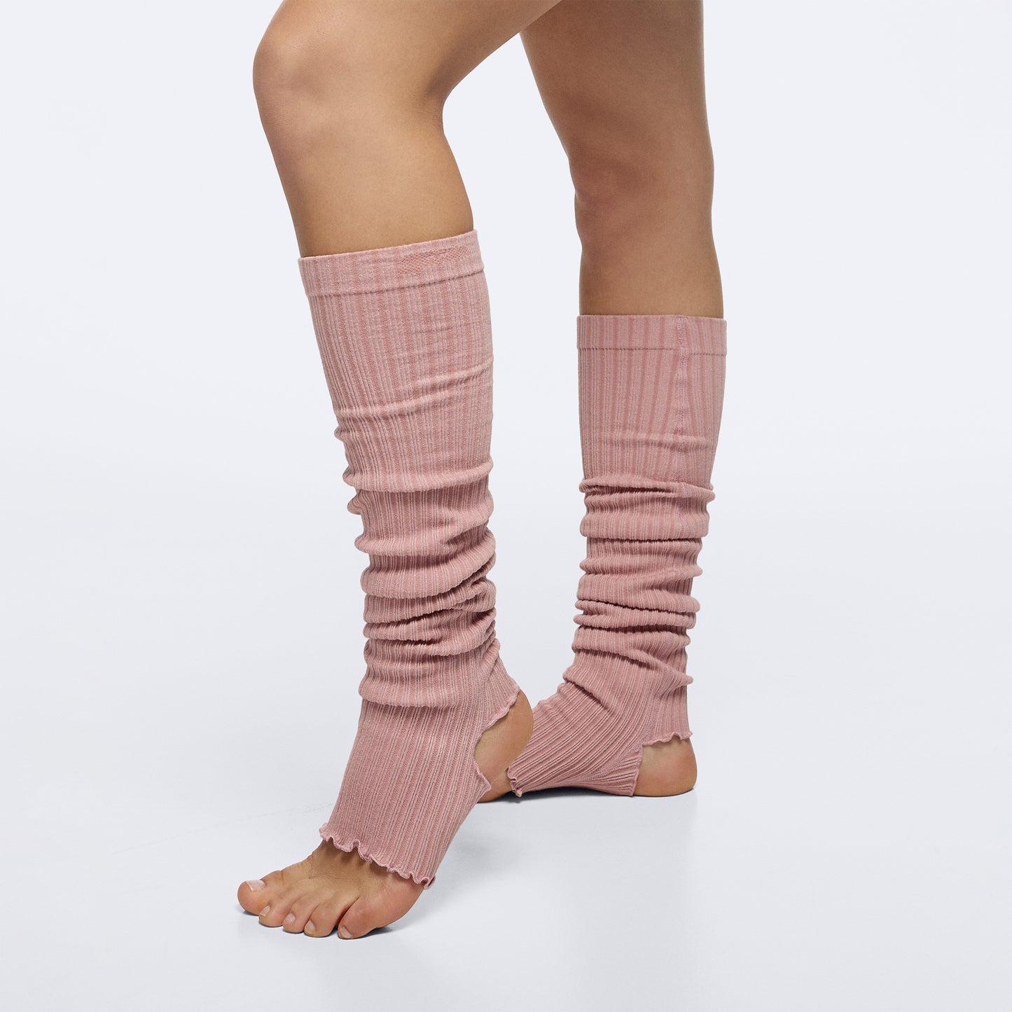 Wellness Retreat Leg Warmers - Old Pink
