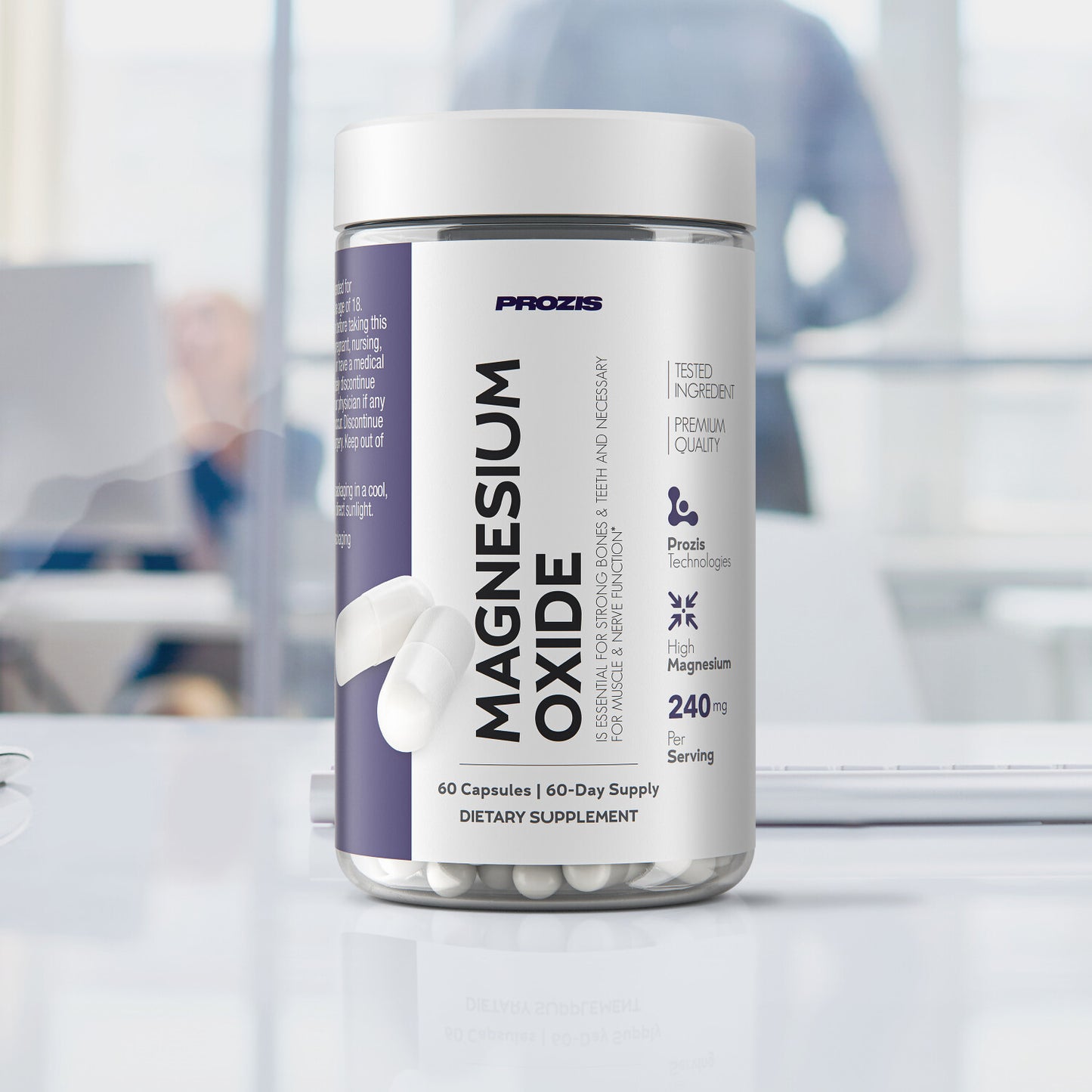 Magnesium Oxide 400 mg 60 capsules