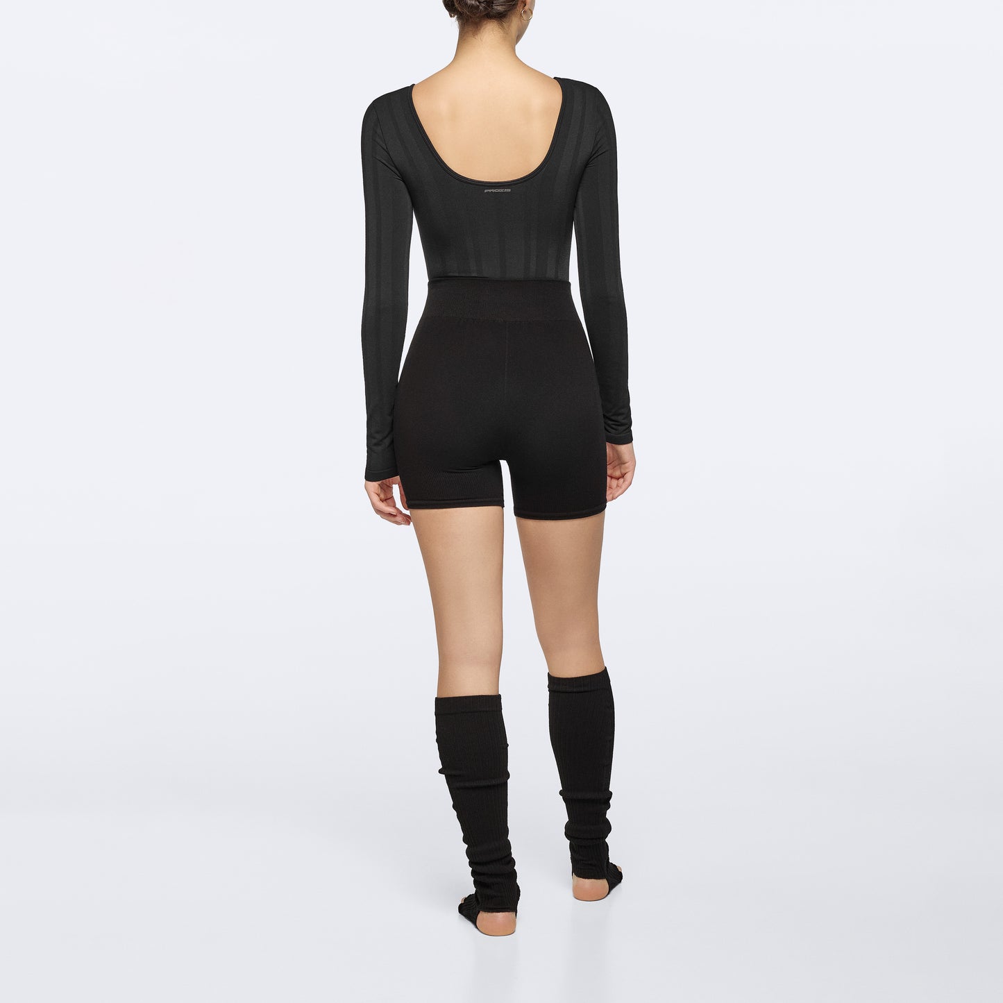 Wellness Retreat Regular Waist Medium Shorts - Black