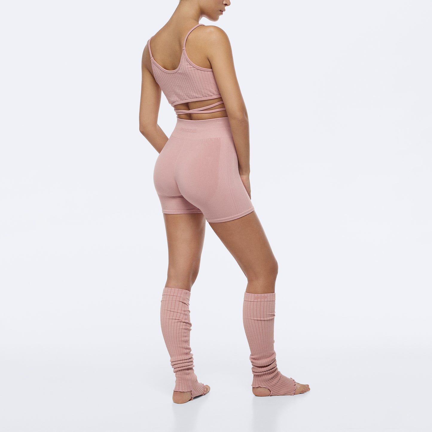 Wellness Retreat Regular Waist Medium Shorts - Old Pink