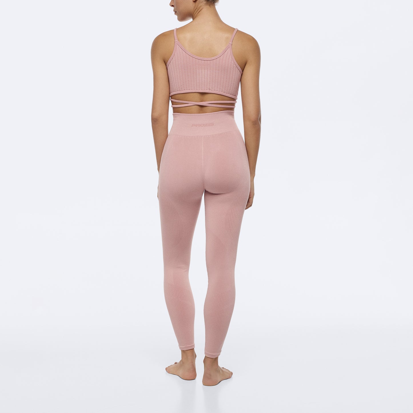 Wellness Retreat Medium Waist Leggings - Old Pink