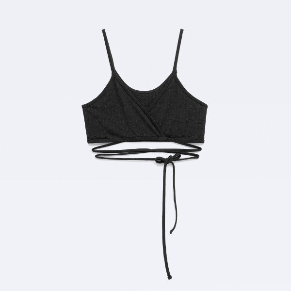 Wellness Retreat Crop Top - Black