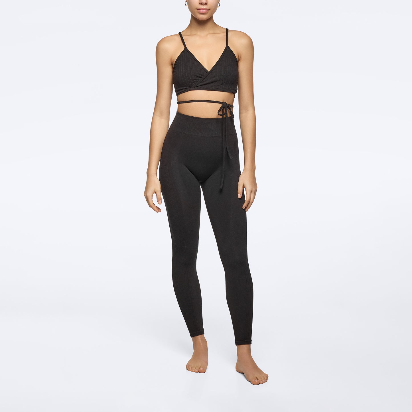 Wellness Retreat Crop Top - Black