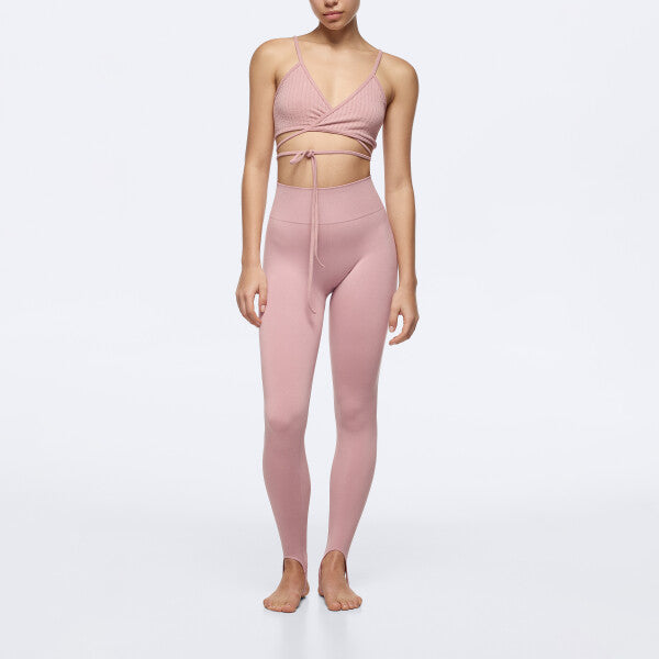 Wellness Retreat Crop Top - Old Pink