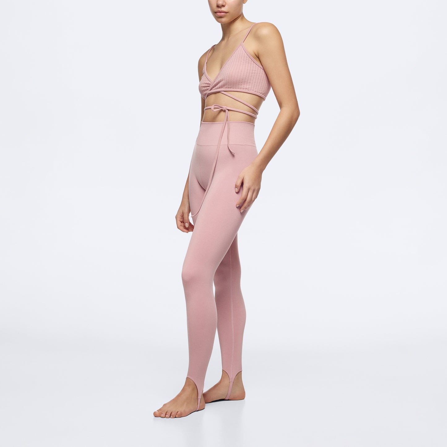 Wellness Retreat Crop Top - Old Pink