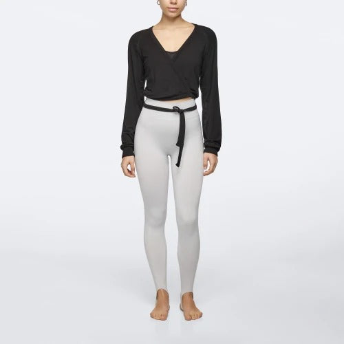 Wellness Retreat LS Crop Sweatshirt - Black