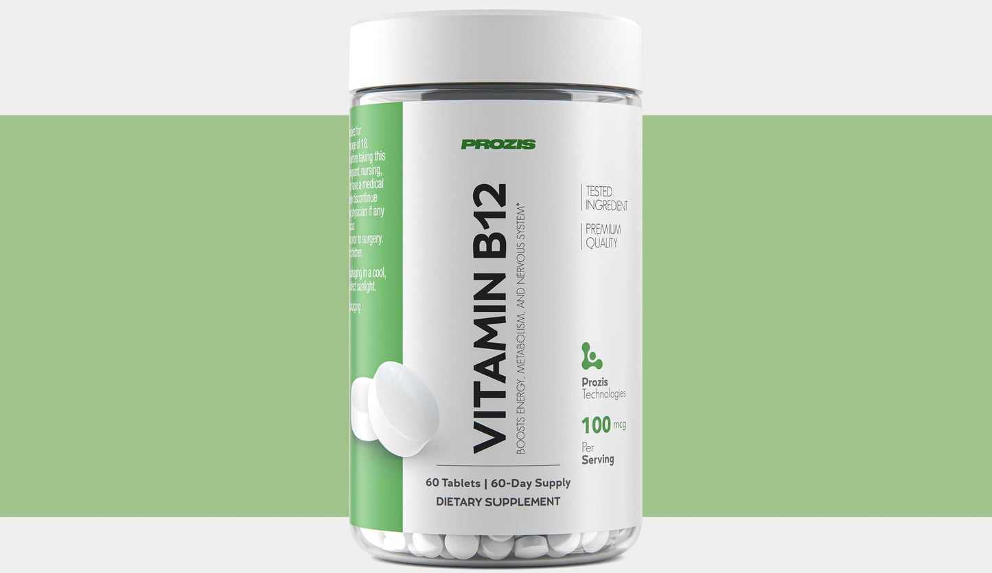 Vitamin B12 100 mcg 60 tablets