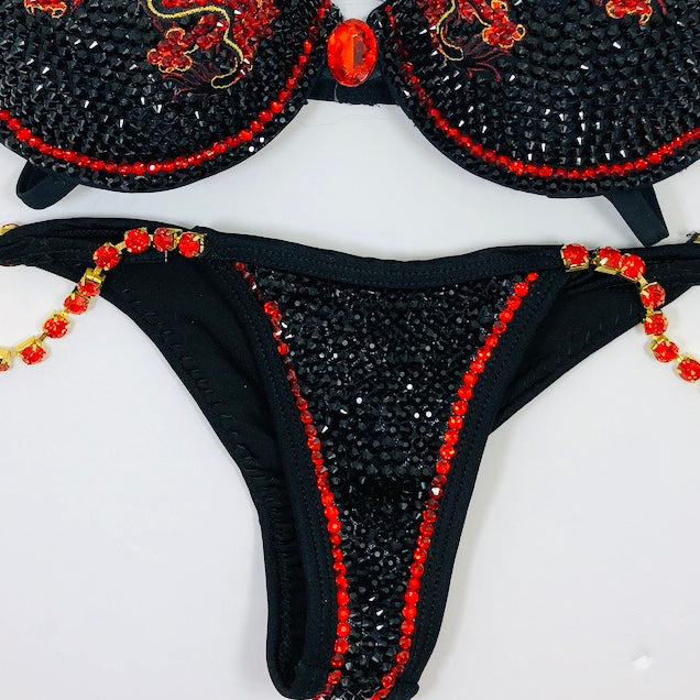 Black Red Dragon Crystal - MyProSuit