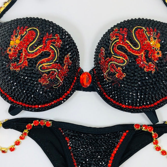 Black Red Dragon Crystal - MyProSuit