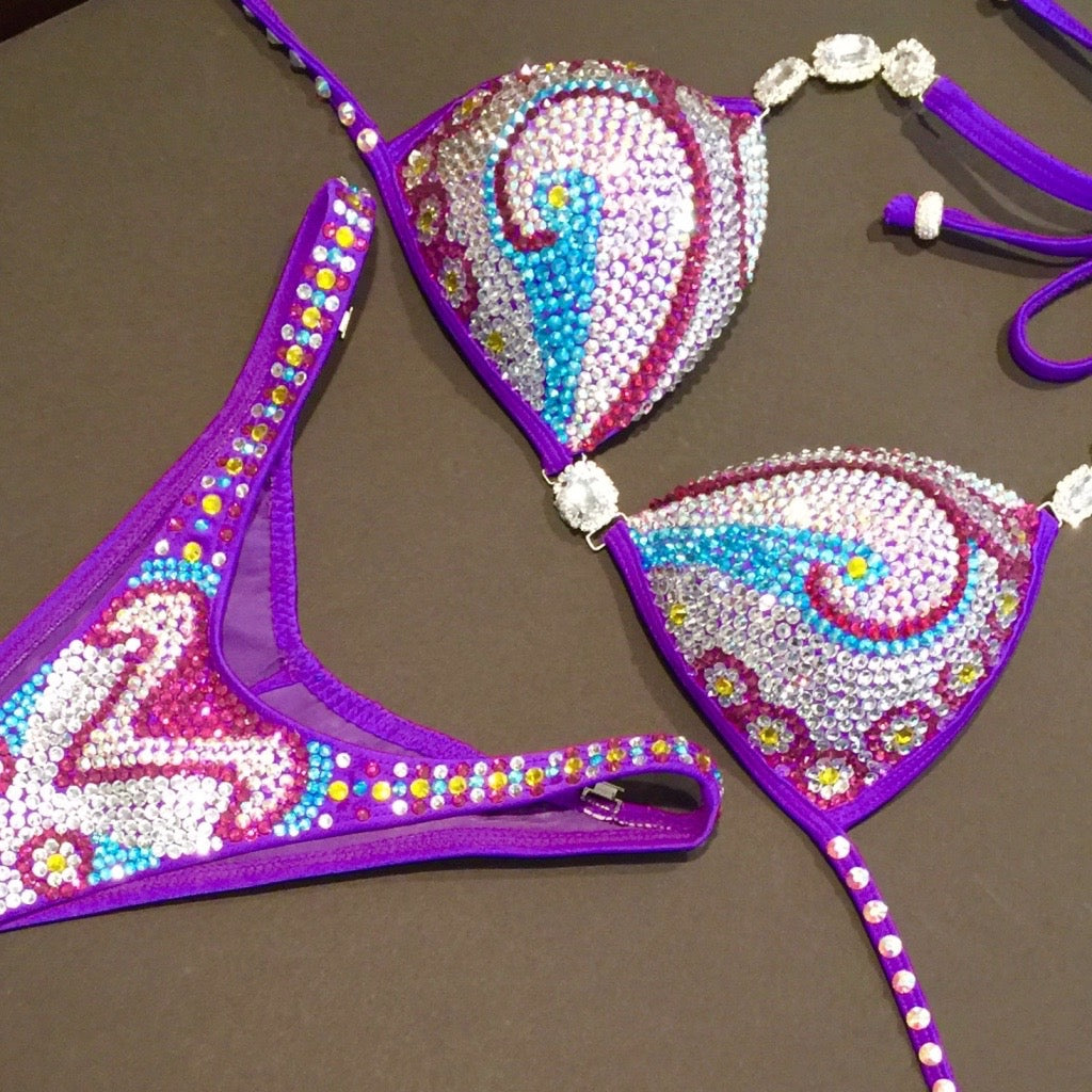 Purple Multi Scroll - MyProSuit