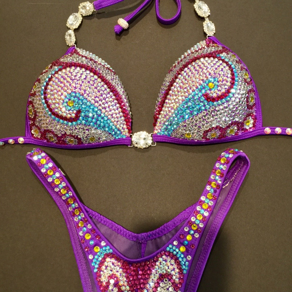 Purple Multi Scroll - MyProSuit
