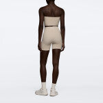 Waffle Wellness Regular Waist Medium Shorts - Off White