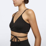 Wellness Retreat Crop Top - Black