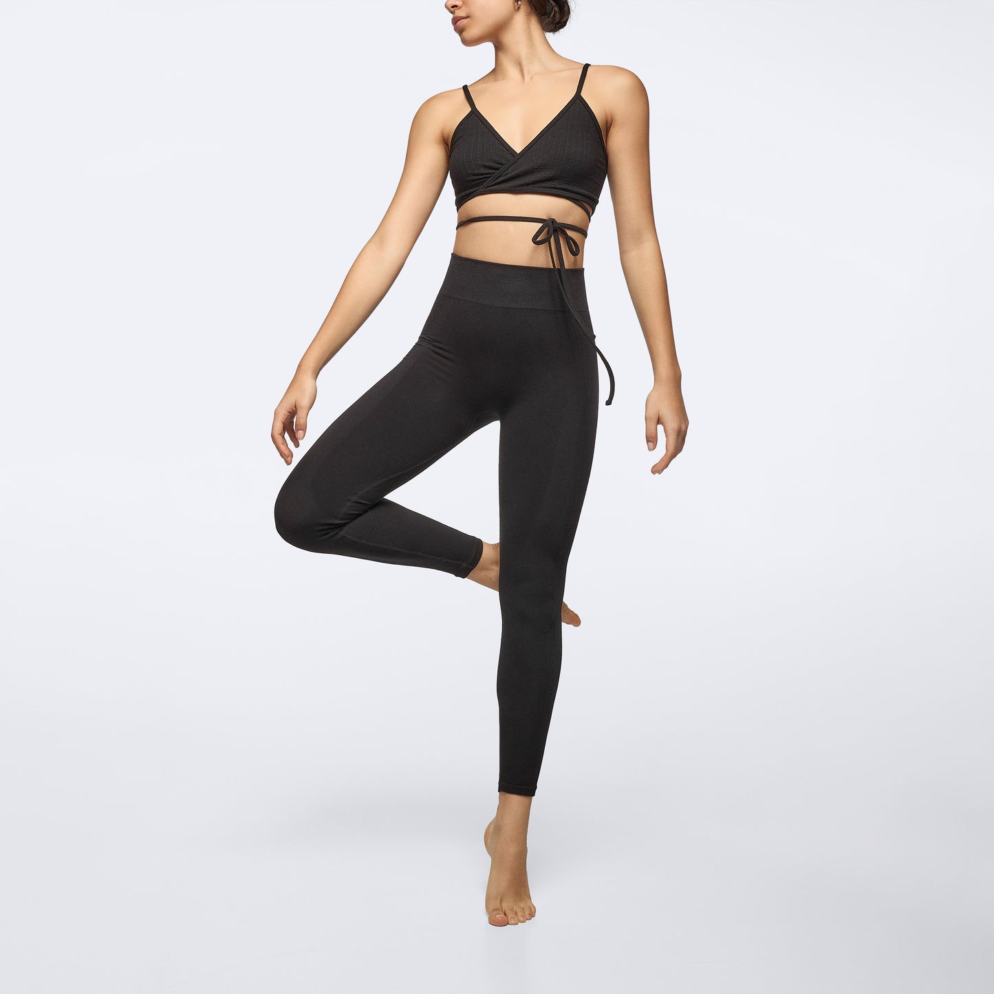 Wellness Retreat Regular Waist Leggings - Black